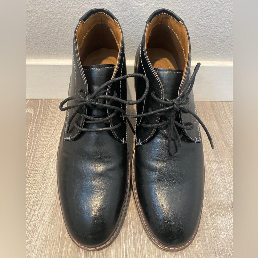 Dexter Comfort Memory Foam Black Lace Up Chukka Boots Size 11